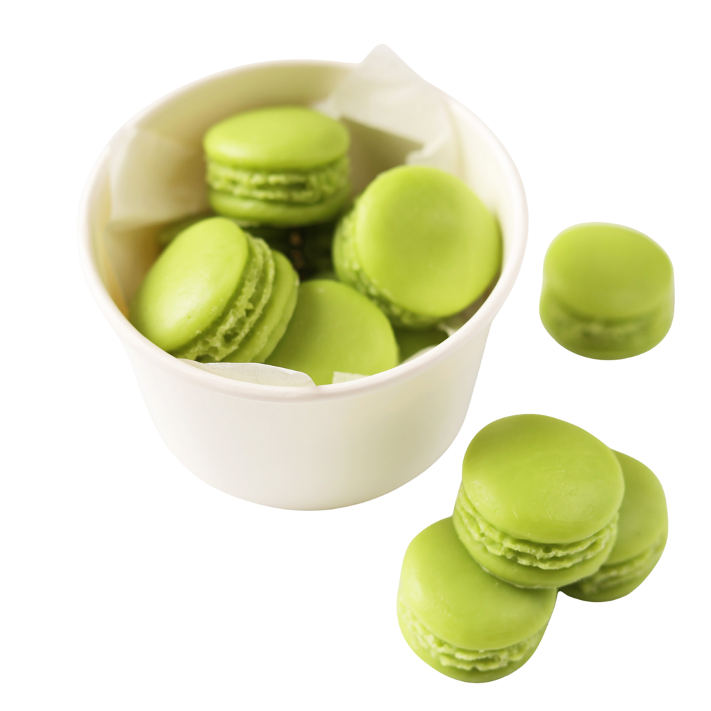 Pistachio Macaron Wax Melts – Light Green, Sweet Nutty Bakery Fragrance