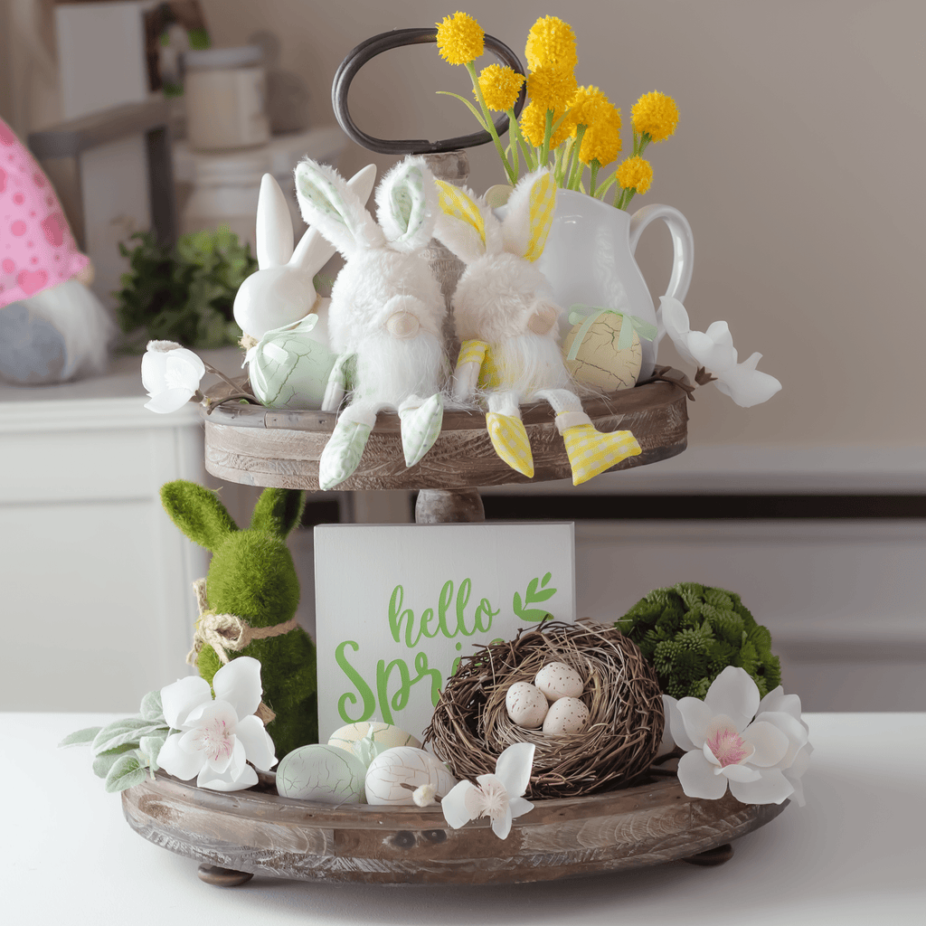 Set of 2 Mini Easter Gnomes