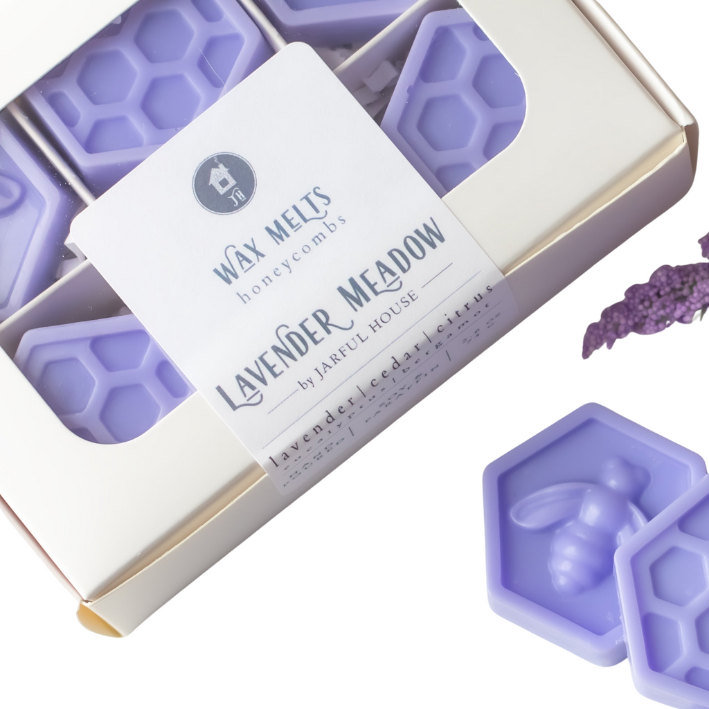 Lavender Medows Wax Melts | Dried Lavender Honeycombs Melts Pack of 6
