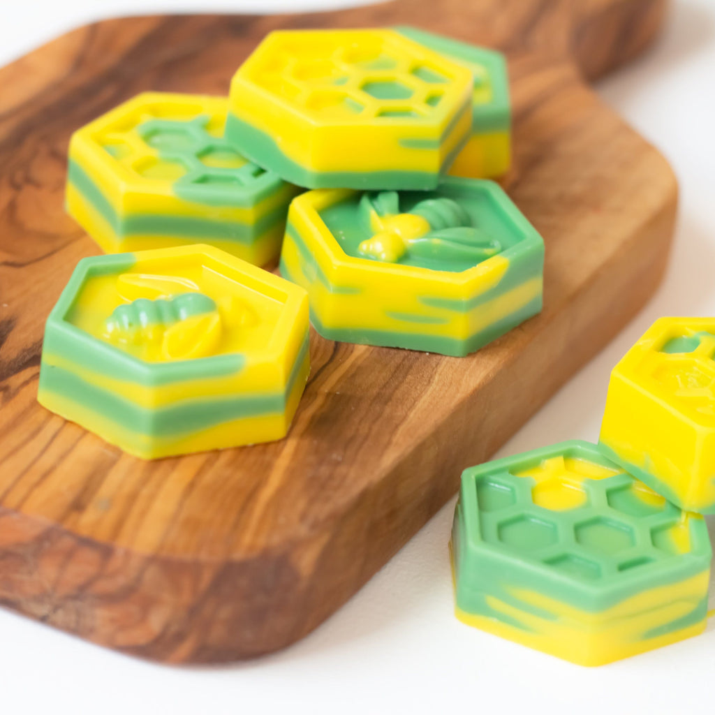 honeycomb wax tarts pineapple sage