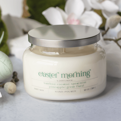 easter candle coconut bamboo pineapple