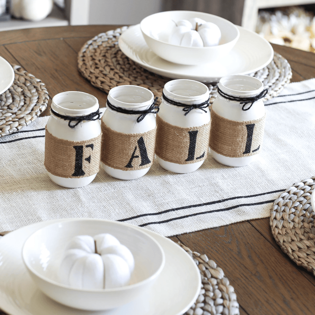 Rustic Fall Decor | Table Centerpiece | Autumn Decorations - Jarful House