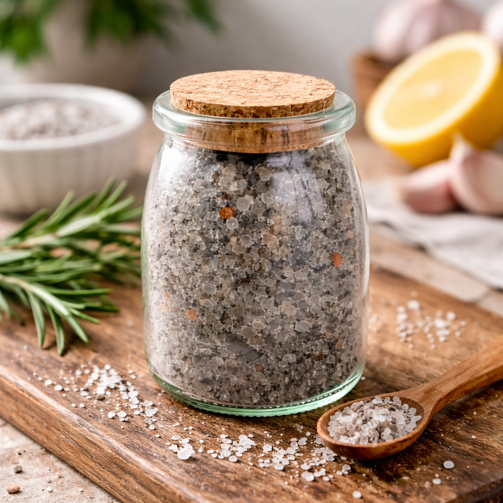 Black Pearl Bath Salts – Mineral-Rich Spa Soak with Marine & Musk Notes | 6.5 oz