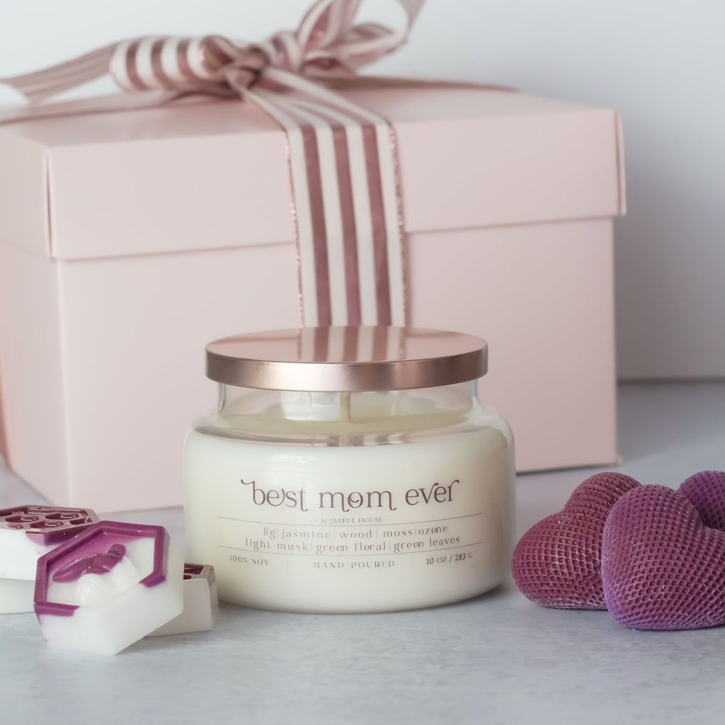 Best Mom Ever Candle Mother's Day Gift Set