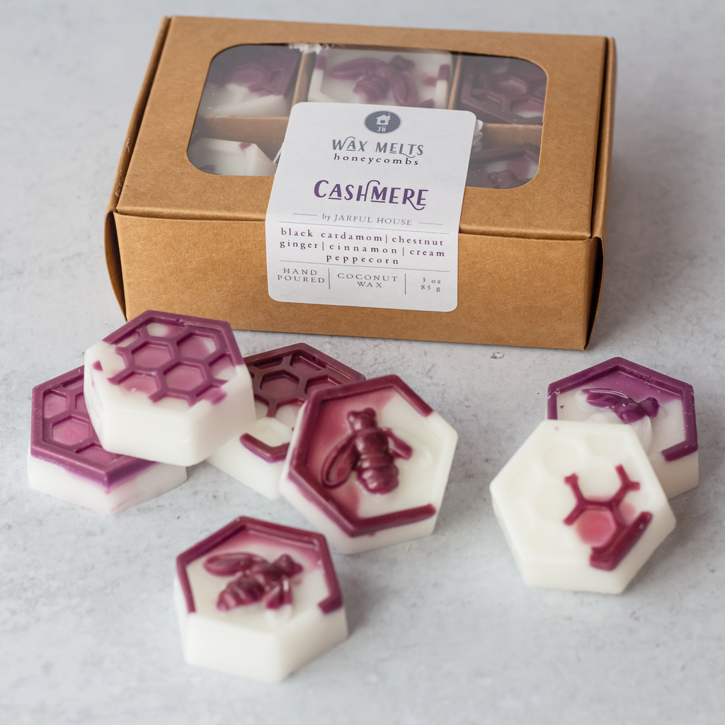  Jarful House Rose Valley Scented Wax Melts Clashell, Floral  Wax Cubes Rose + Lily + Carnation + Peppercorn