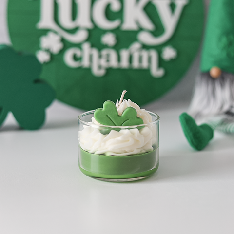 Mini Dessert Candle Shamrock