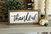 Thankful Wooden Wall Sign – 15x7