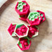 Handmade Strawberry Bliss Honeycomb Wax Melts | Set of 6 | Summer Scent