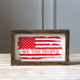 Patriotic Wall Sign We The People American Flag Red