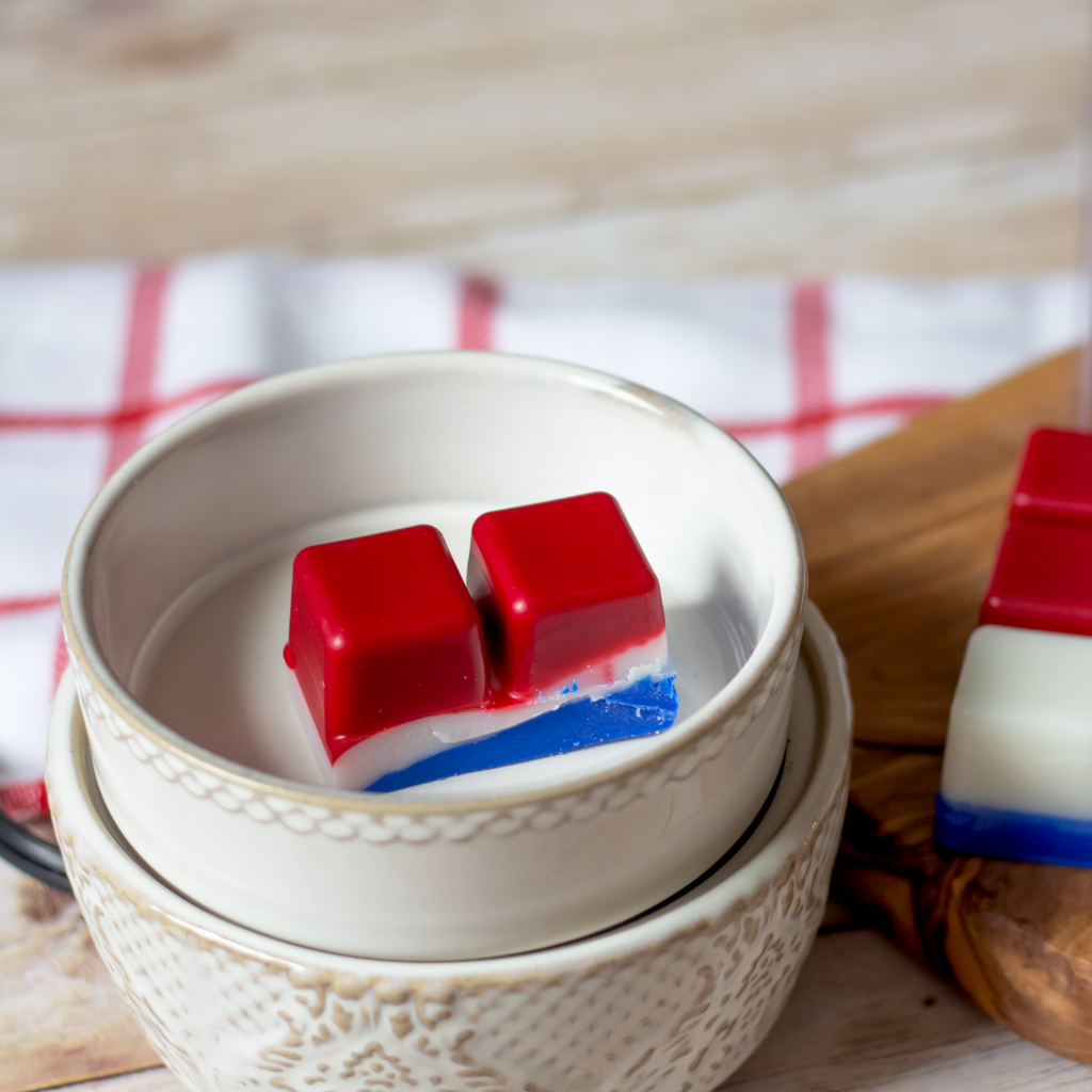 Stars & Stripes Wax Melts - Pink Sugar Clamshell Melt Tarts