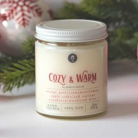 Christmas Candle Cozy & Warm - 8 oz