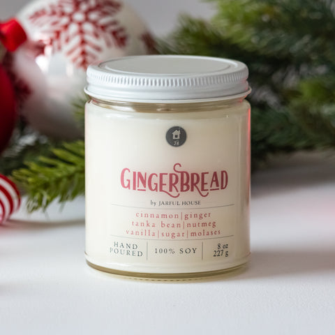 Christmas Candle Gingerbread - 8 oz