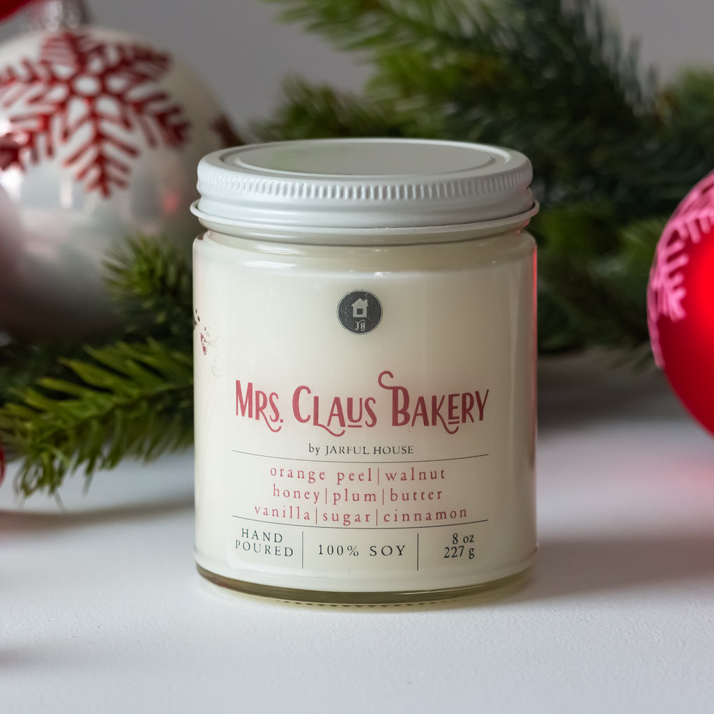 Mrs. Claus Bakery Christmas Soy Candle - 8 oz