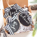 Christmas Ornaments Set Believe Joy Noel Black White - Set of 3 with Gift Box