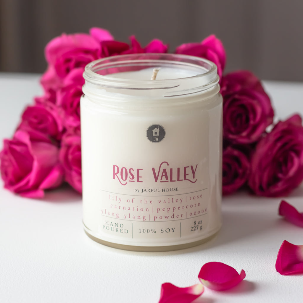 Soy Candle Rose Valley  8 oz.