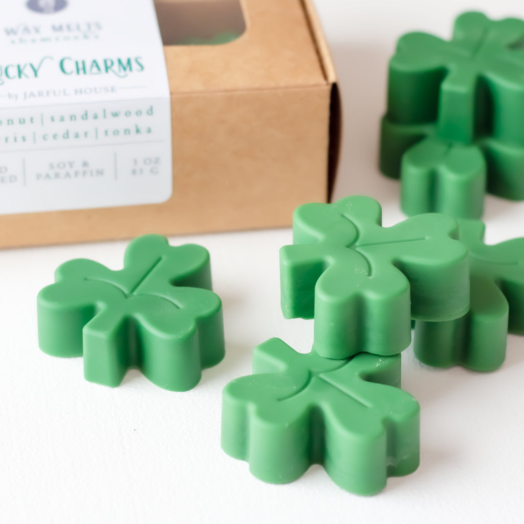 St.Patrick's Day Scented Wax Melts 6 | Sandalwood + Coconut 3 oz.