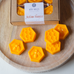 Autumn Harvest Wax Melts - Honeycomb Shaped Set of 6 | Apple, Orange, Cinnamon, Bourbon, Coconut, Butter, Vanilla, Maple Scents | Packed in Kraft Box