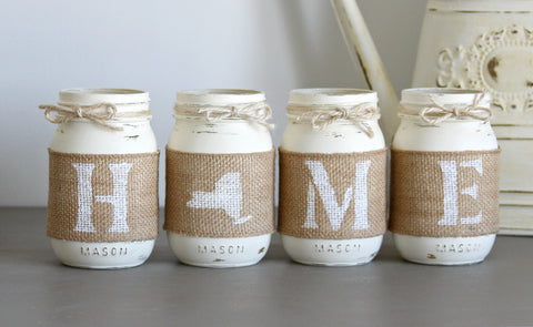 Rustic Home Decor | Your State | Housewarming Gift - Jarful House