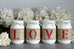 Rustic Home Decor | Valentines's Day Gift | Love Decorative Jars - One Sided - Jarful House