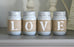 Rustic Valentine's Day Table Decor - Decorative Jars - Two Sided - Jarful House
