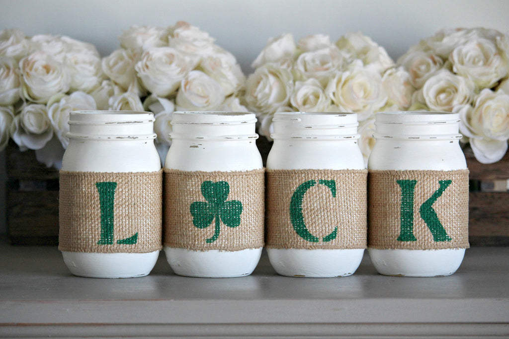 St.Patrick's Day Rustic Home Decor | Irish Table Decorations - Jarful House