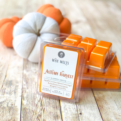 Fall Wax Melts Autumn Harvest - Orange 3 oz