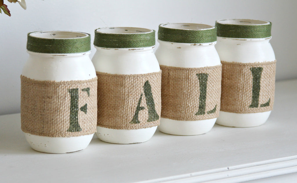 Green Fall Entryway Decor | Thanksgiving Table Decor - TWO SIDED - Jarful House