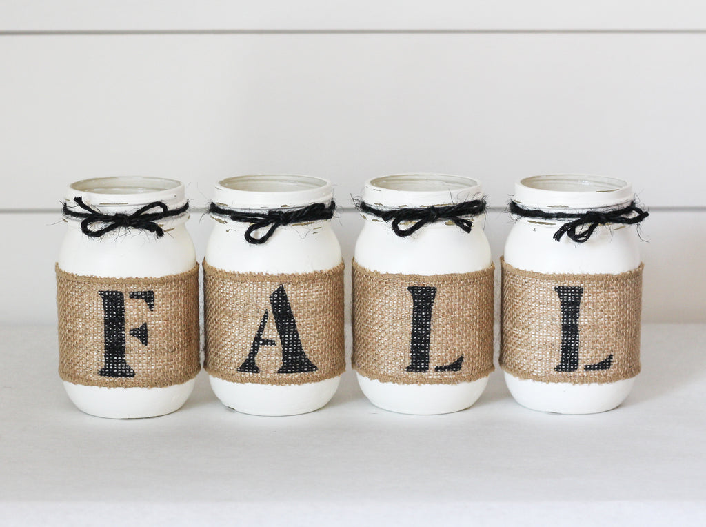 Fall Table Centerpiece | Fall Home Decor - Two Sided - Jarful House