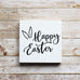 Easter Decorations - Tiered Tray Easter Decor Happy Easter Sign 5x5 - Jarful House