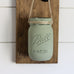 Farmhouse Wall Decor Rustic Sconces | Hanging Mason Jar Decorations - Jarful House
