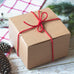 Farmhouse Christmas Ornaments Set of 3 | Red White Wood Slices - Believe Noel Joy