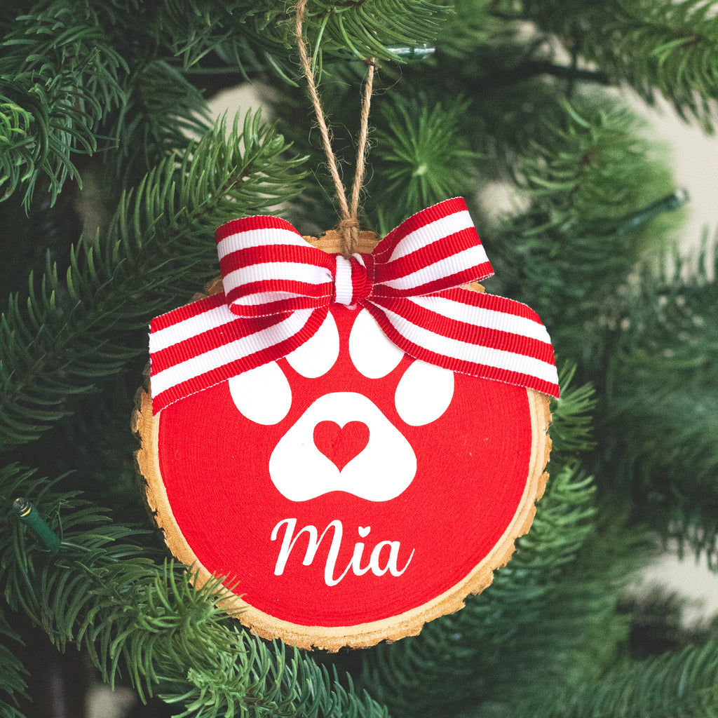 Personalized Dog Ornament with Gift Box | Christmas Ornament Gift for Dog Lover